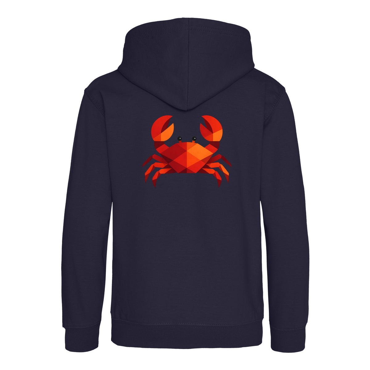Crab in Crimson Kids' Hoodie - Prism Kingdom French Navy colour variant image
