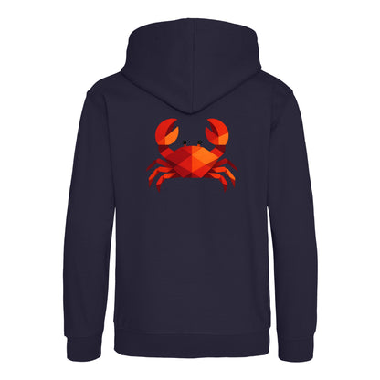 Crab in Crimson Kids' Hoodie - Prism Kingdom French Navy colour variant image