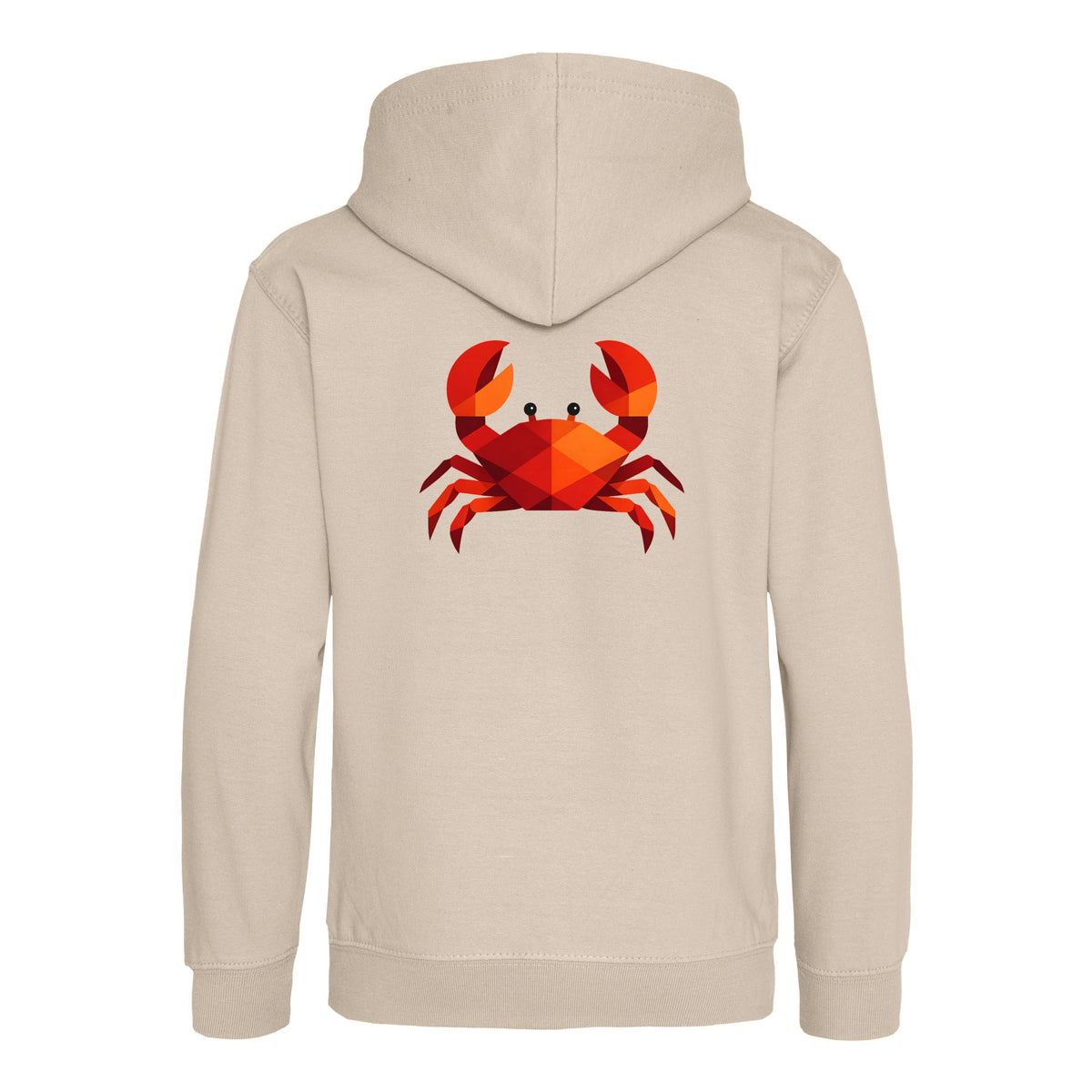 Crab in Crimson Kids' Hoodie - Prism Kingdom Natural Stone colour variant image