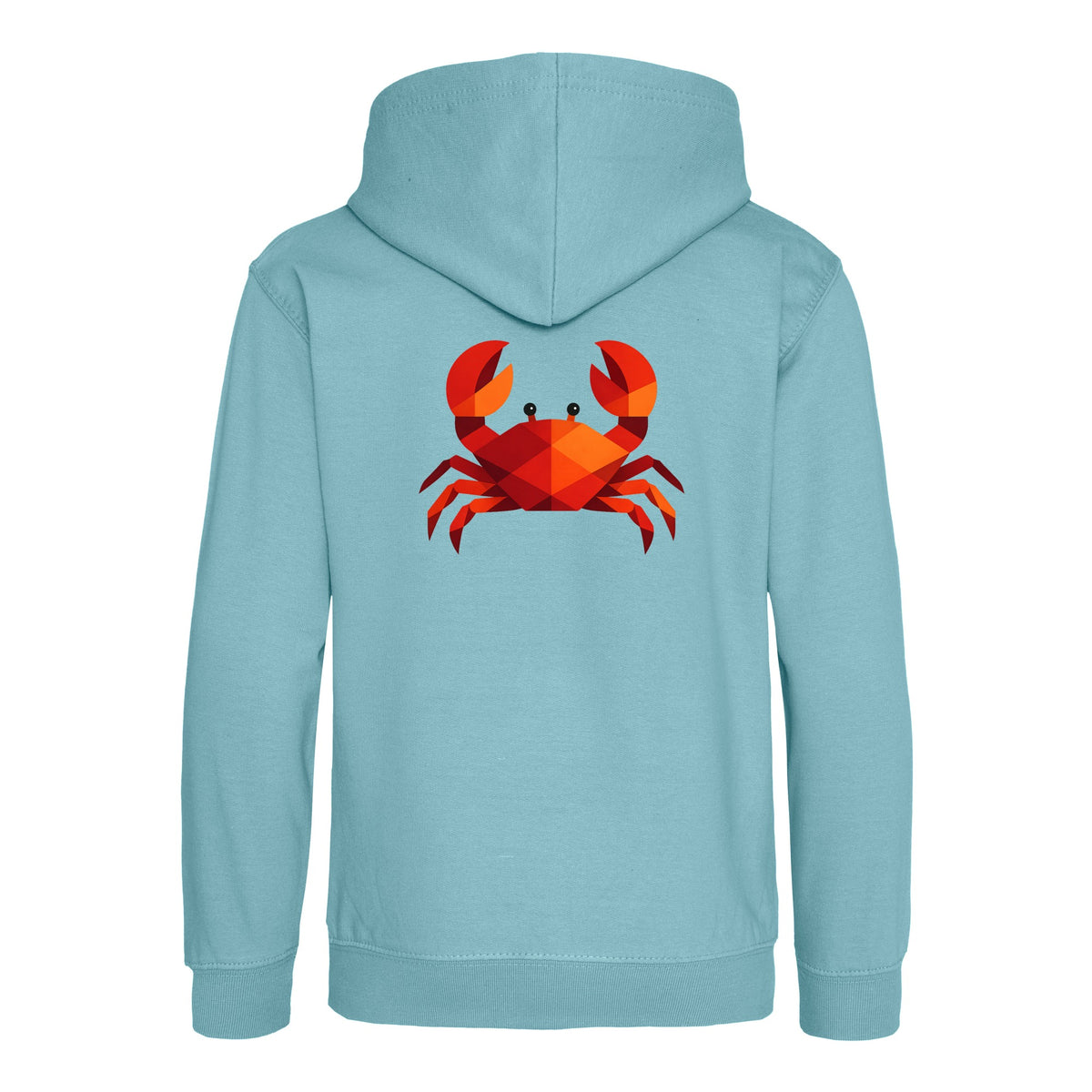Crab in Crimson Kids' Hoodie - Prism Kingdom Seafoam colour variant image