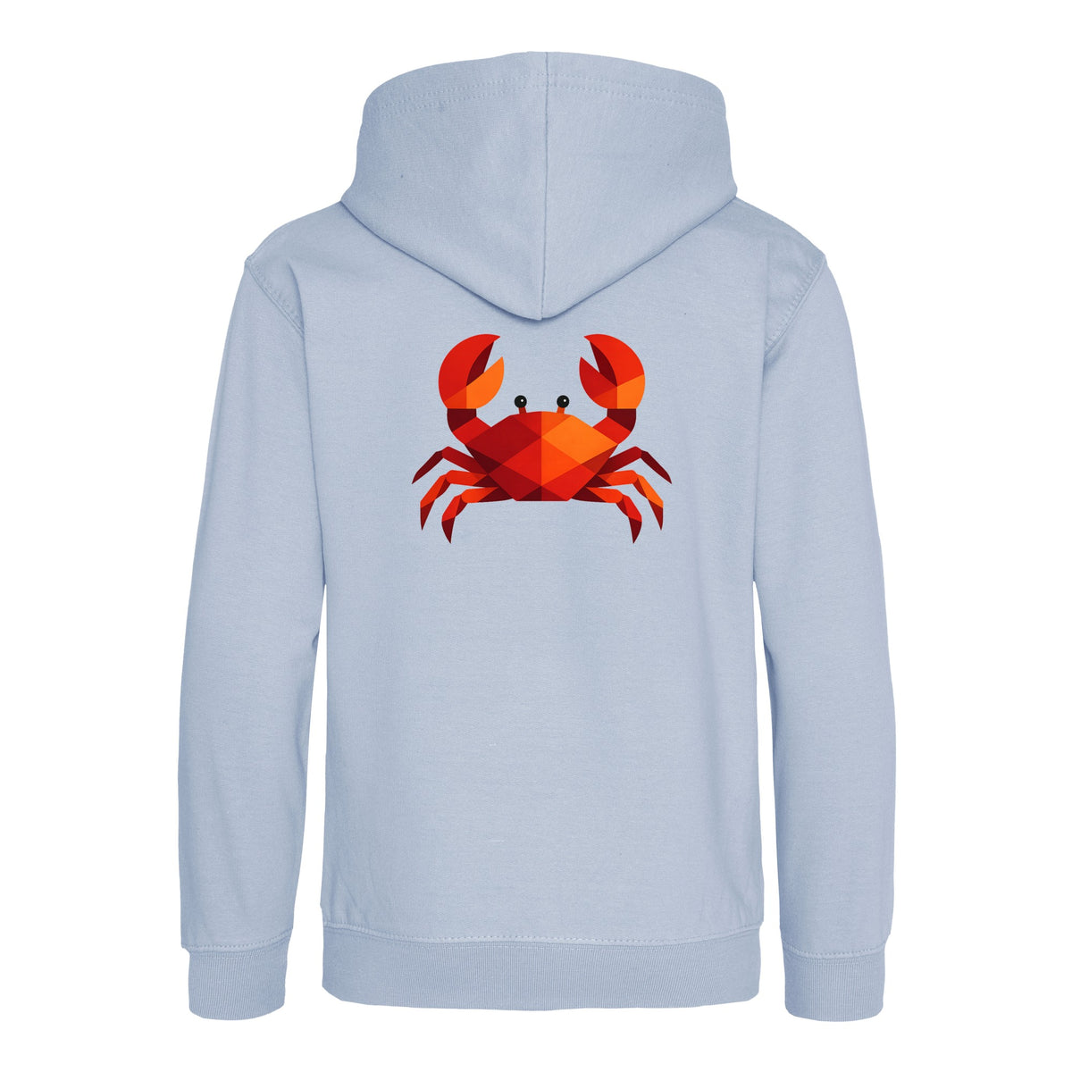 Crab in Crimson Kids' Hoodie - Prism Kingdom Sky Blue colour variant image