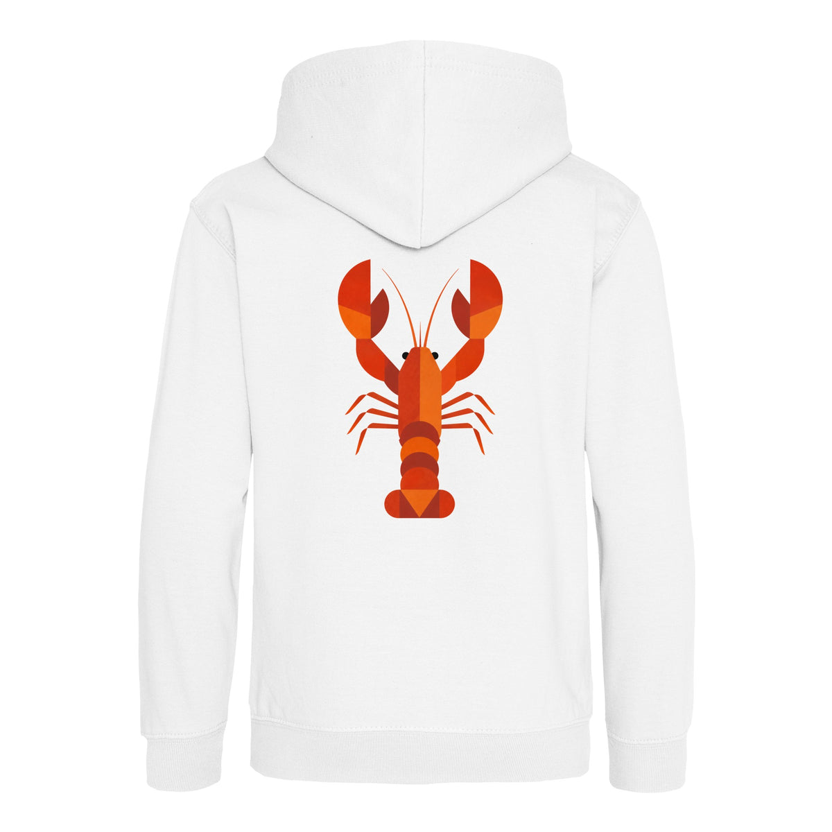 Scarlet Lobster Kids' Hoodie - Prism Kingdom Arctic White colour variant image