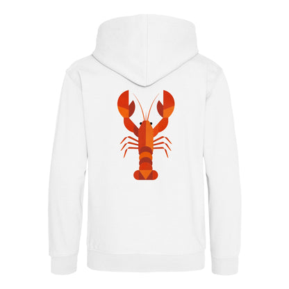 Scarlet Lobster Kids' Hoodie - Prism Kingdom Arctic White colour variant image