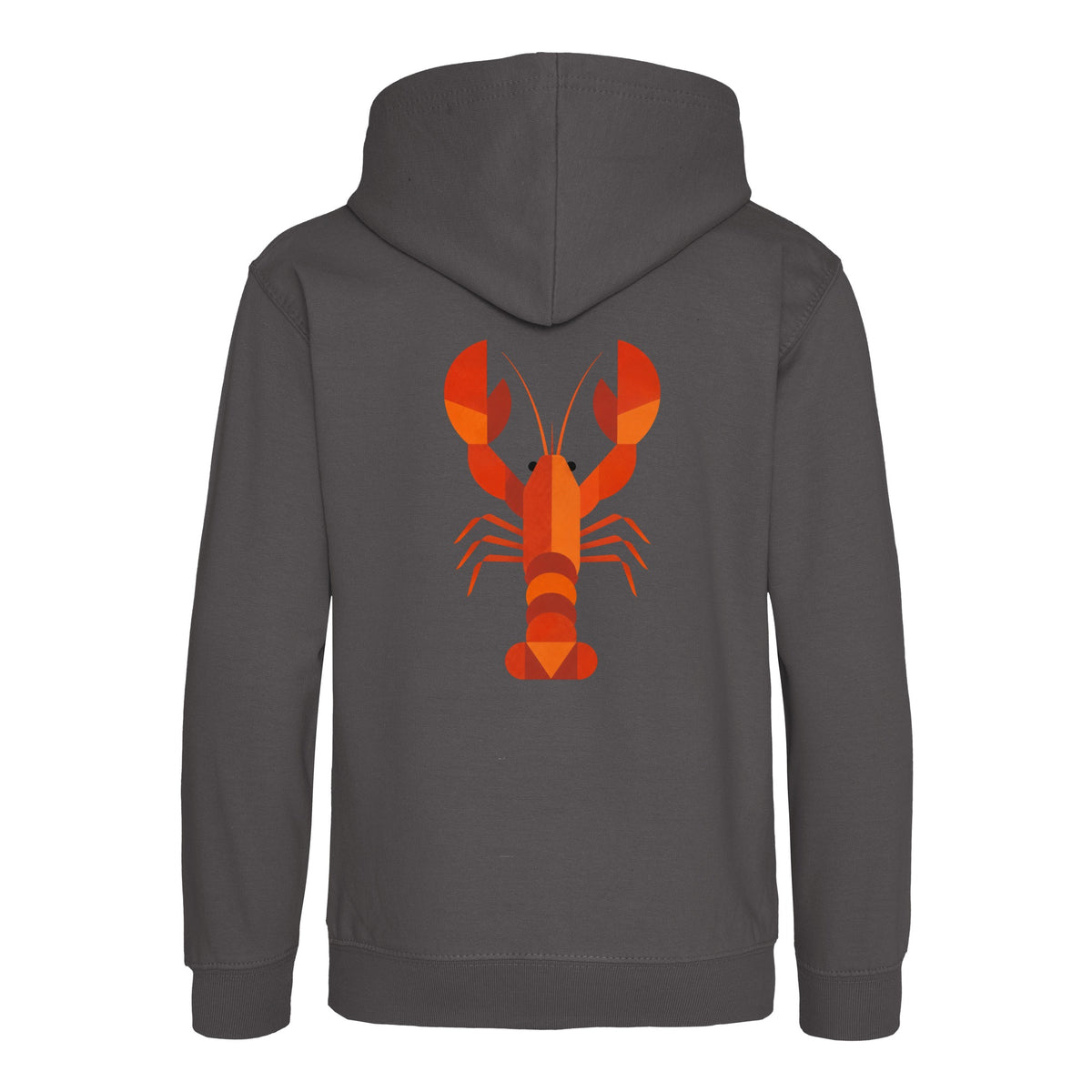Scarlet Lobster Kids' Hoodie - Prism Kingdom Charcoal colour variant image