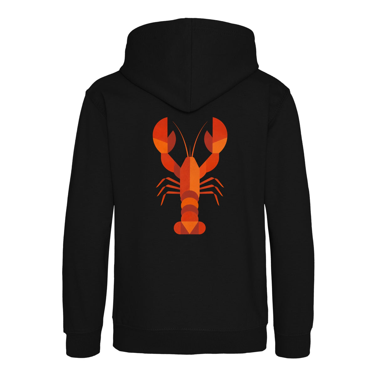 Scarlet Lobster Kids' Hoodie - Prism Kingdom Deep Black colour variant image