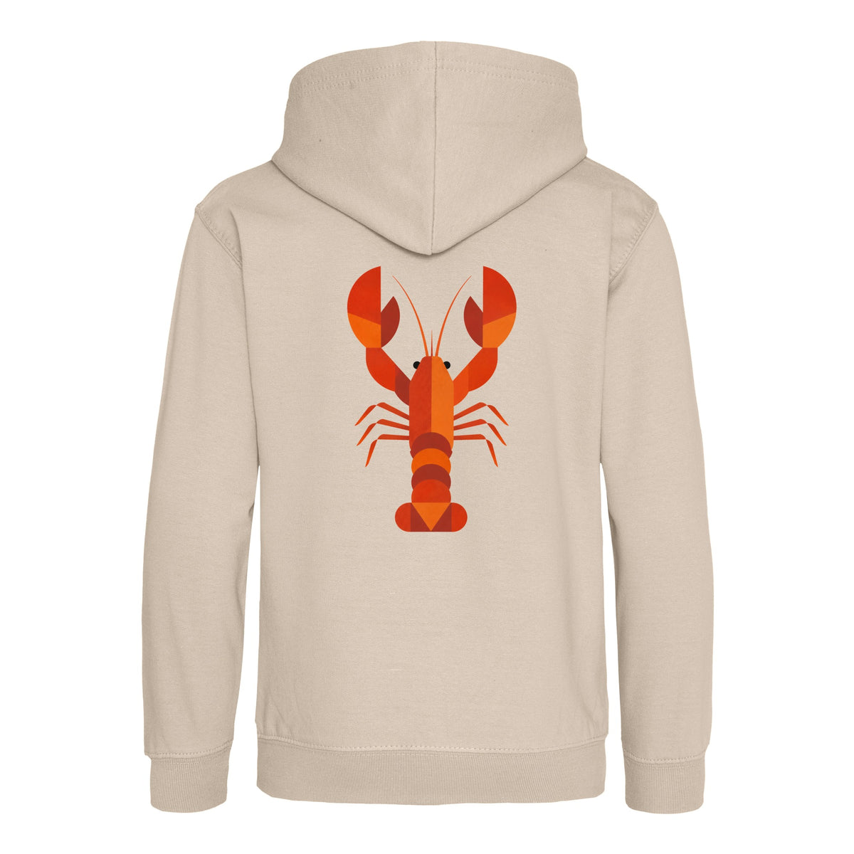 Scarlet Lobster Kids' Hoodie - Prism Kingdom Natural Stone colour variant image