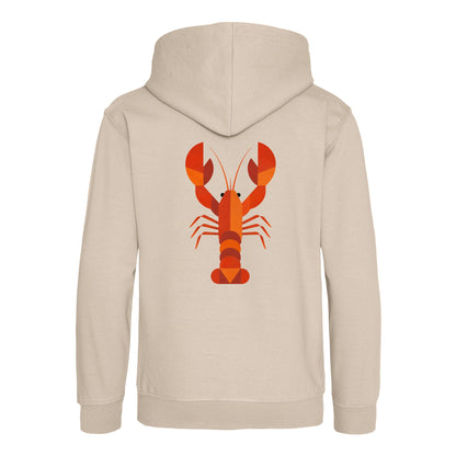 Scarlet Lobster Kids' Hoodie - Prism Kingdom Natural Stone colour variant image