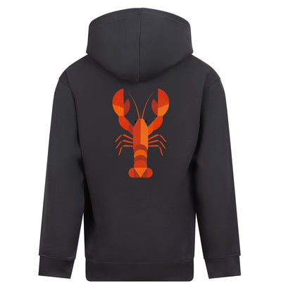 Scarlet Lobster Kids' Hoodie - Prism Kingdom Solid Charcoal colour variant image