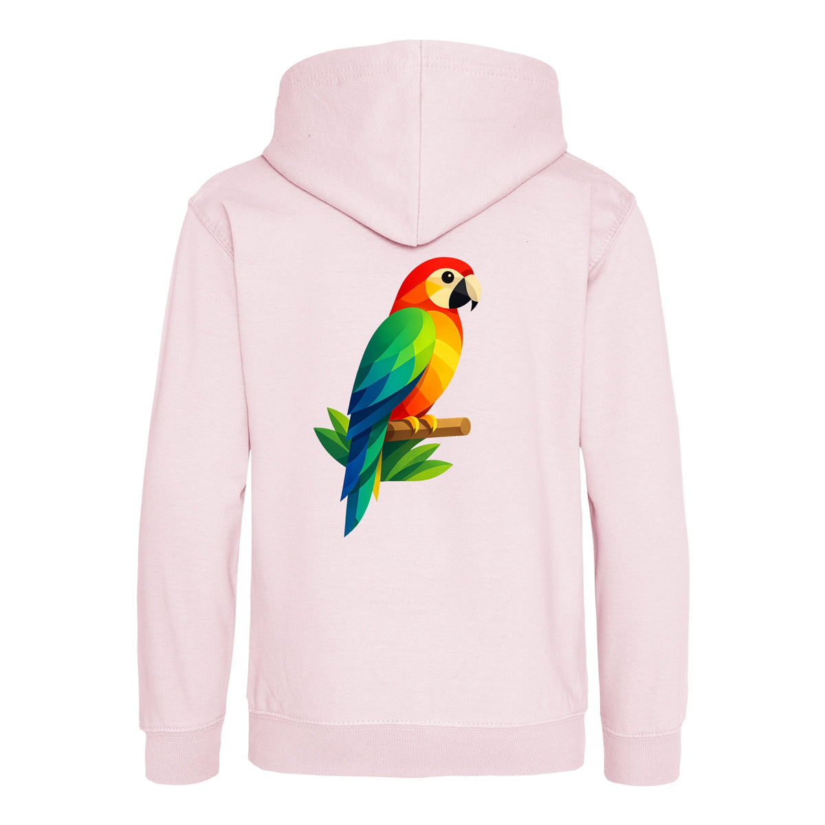 Radiant Macaw Kids' Hoodie - Prism Kingdom Baby Pink colour variant image