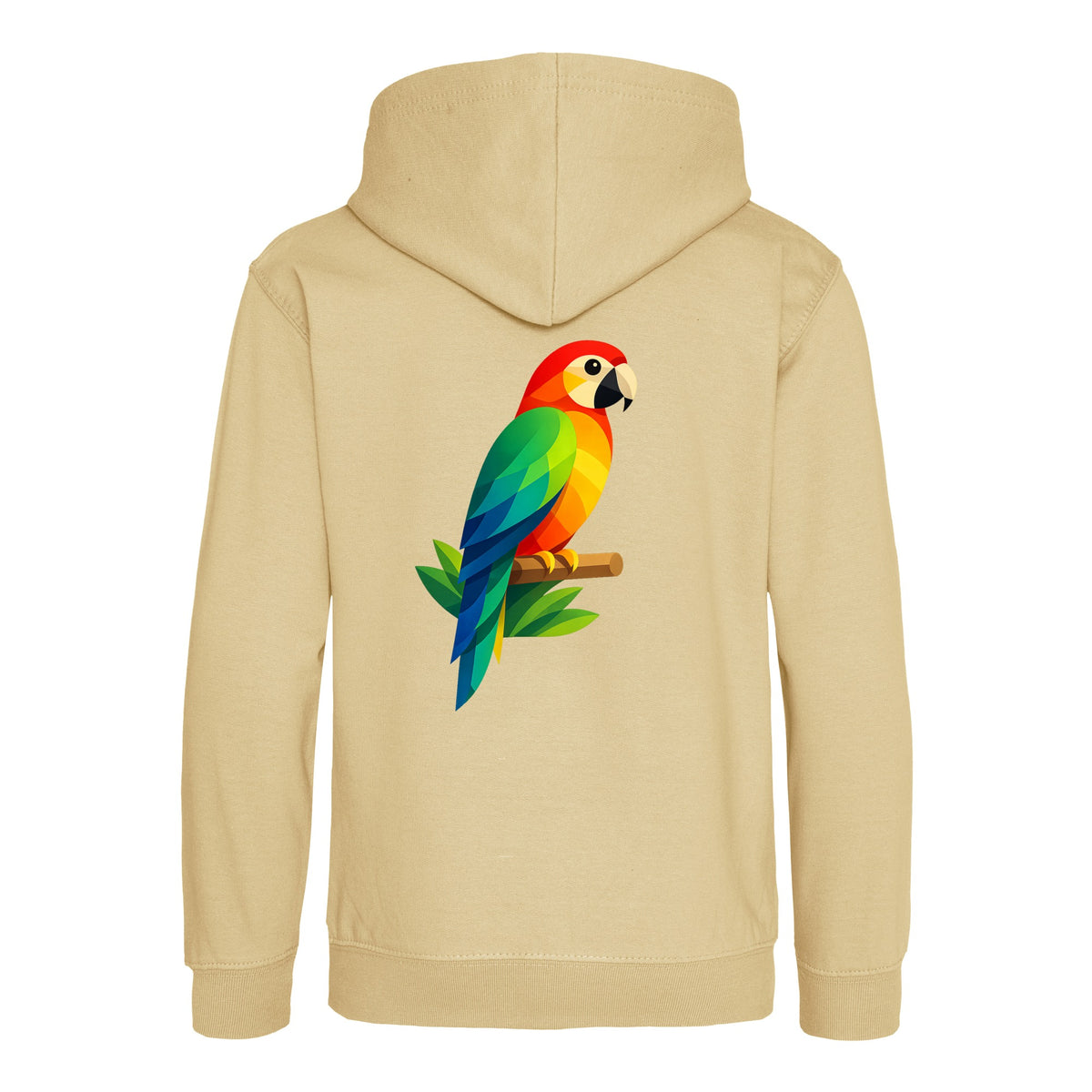 Radiant Macaw Kids' Hoodie - Prism Kingdom Desert Sand colour variant image