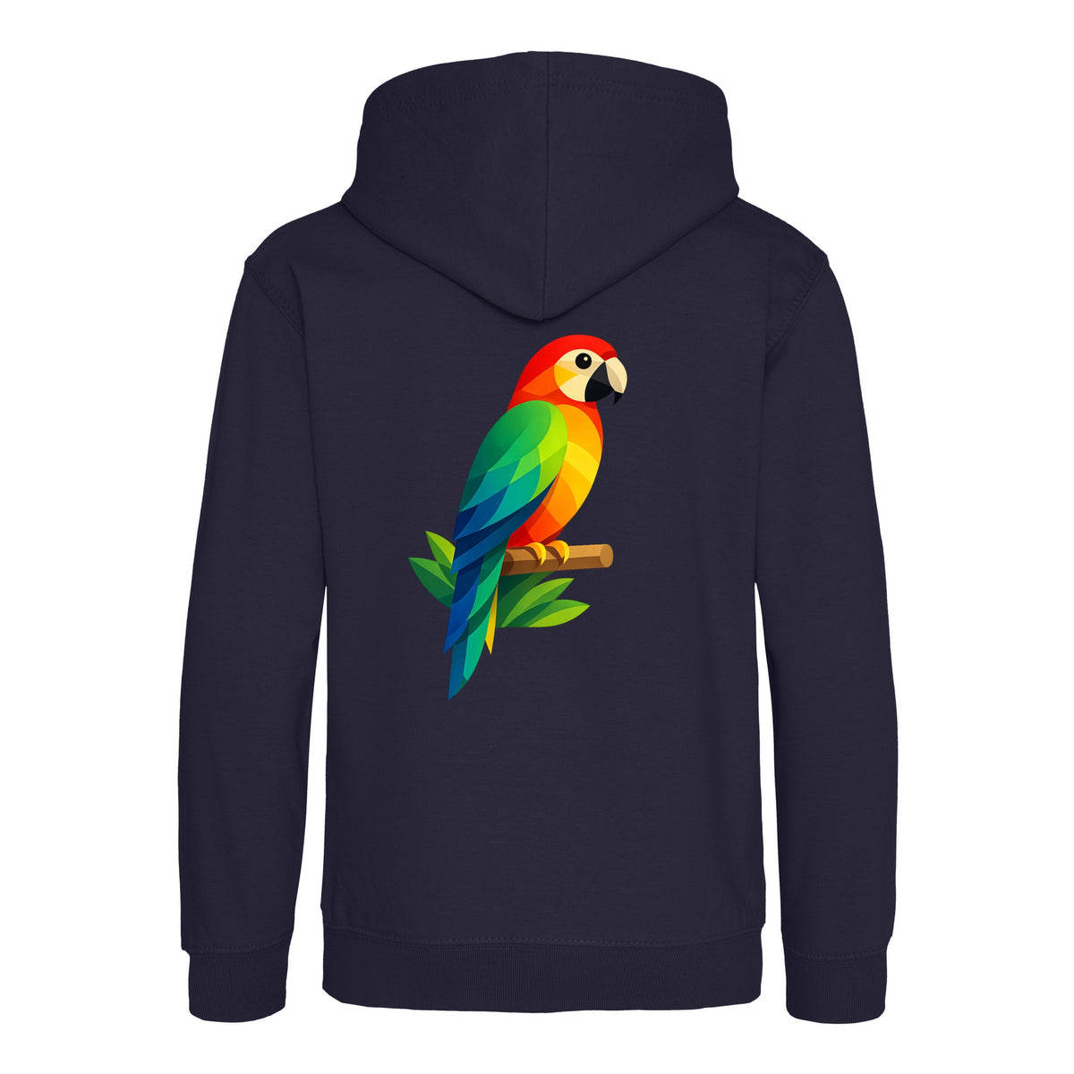 Radiant Macaw Kids' Hoodie - Prism Kingdom French Navy colour variant image