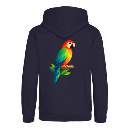 Radiant Macaw Kids' Hoodie - Prism Kingdom French Navy colour variant image