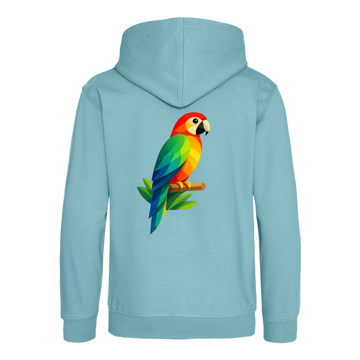 Radiant Macaw Kids' Hoodie - Prism Kingdom Seafoam colour variant image