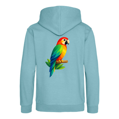 Radiant Macaw Kids' Hoodie - Prism Kingdom Seafoam colour variant image