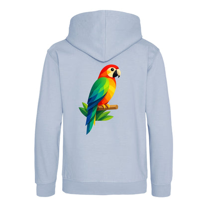 Radiant Macaw Kids' Hoodie - Prism Kingdom Sky Blue colour variant image