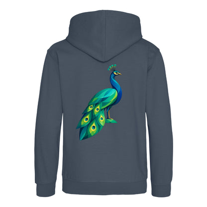 Peacock in Prism Kids' Hoodie - Prism Kingdom Airforce Blue colour variant image