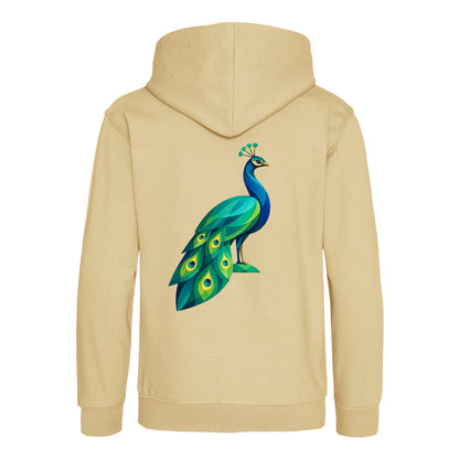 Peacock in Prism Kids' Hoodie - Prism Kingdom Desert Sand colour variant image