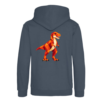 T-Rex Territory Kids' Hoodie - Prism Kingdom Airforce Blue colour variant image