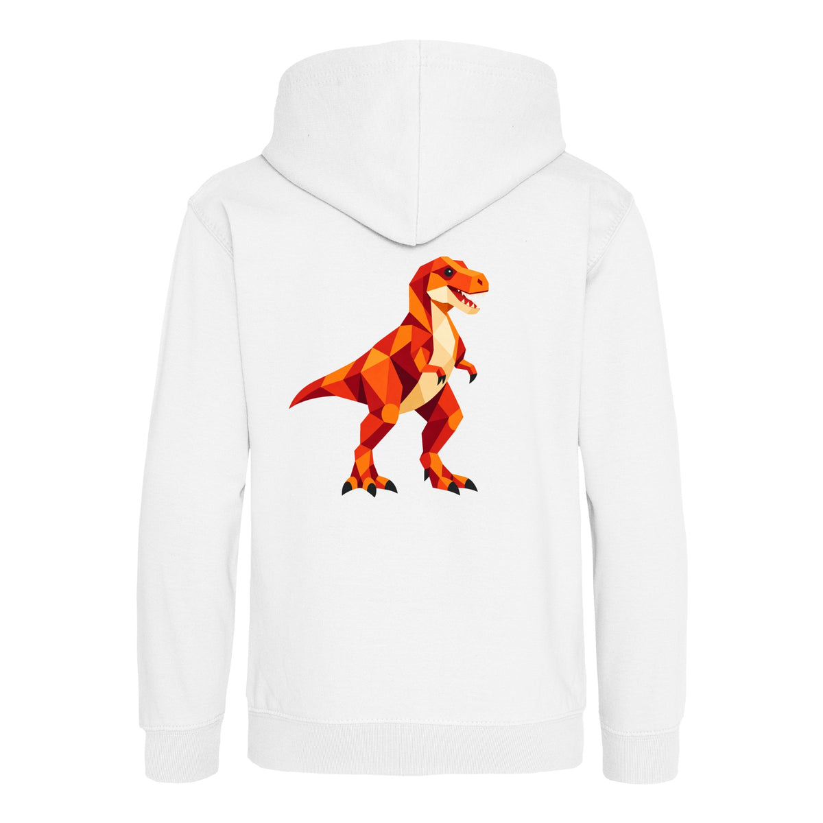 T-Rex Territory Kids' Hoodie - Prism Kingdom Arctic White colour variant image