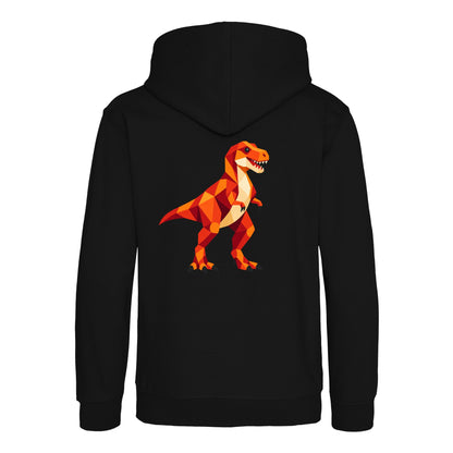 T-Rex Territory Kids' Hoodie - Prism Kingdom Deep Black colour variant image