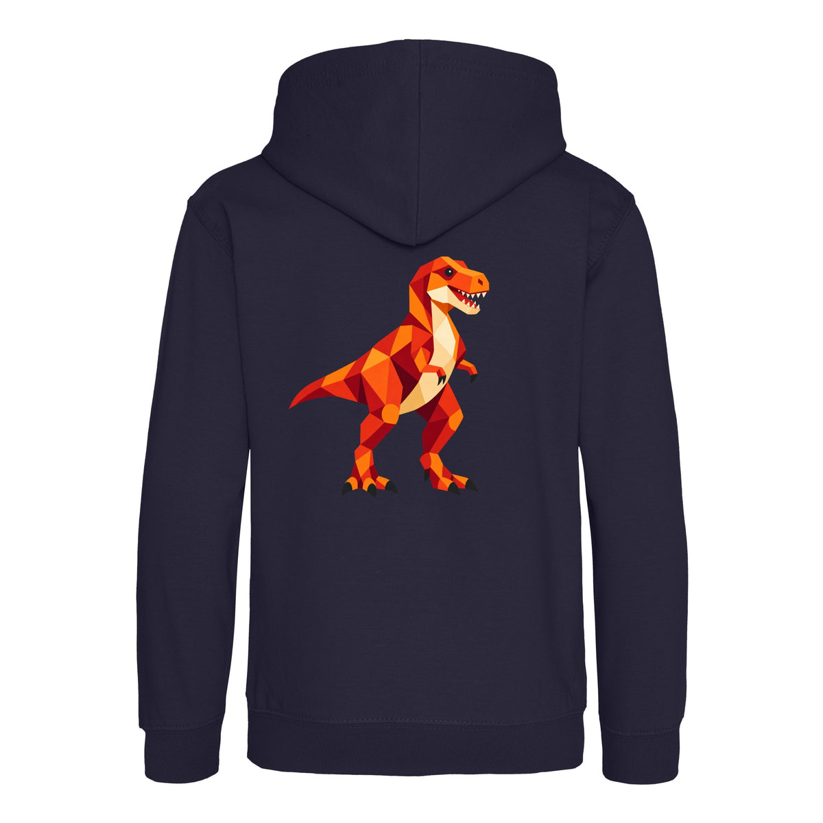 T-Rex Territory Kids' Hoodie - Prism Kingdom French Navy colour variant image