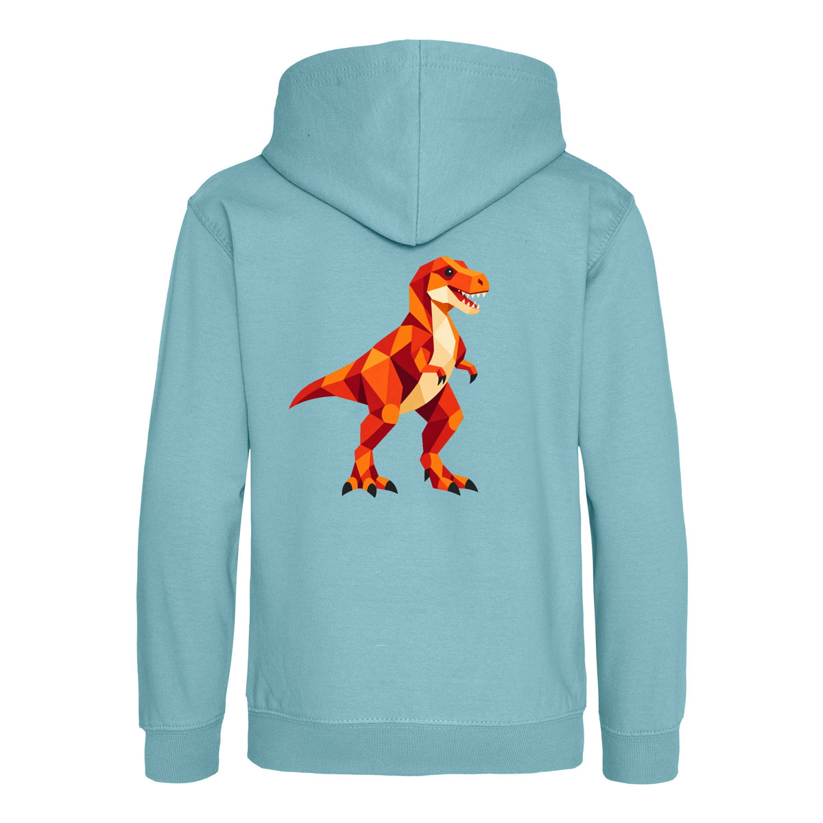 T-Rex Territory Kids' Hoodie - Prism Kingdom Seafoam colour variant image