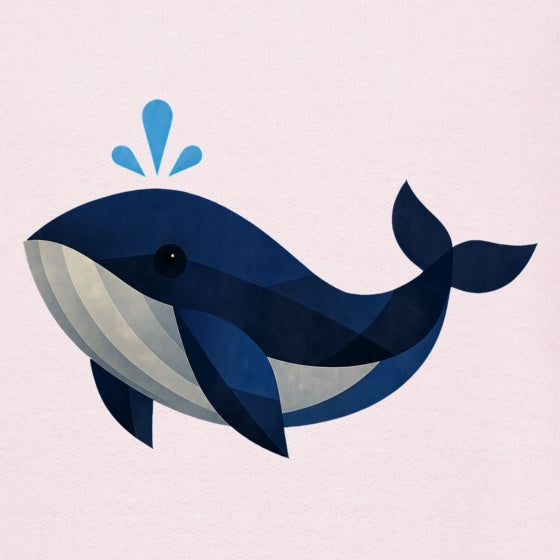 Whale in Blue Kids' Hoodie - Prism Kingdom gallery image 2