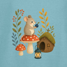 Mouse at Mushroom Cottage Kids' Hoodie - Once Upon a Woodland gallery image 2
