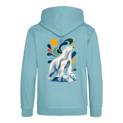 Arctic Resolve Kids' Hoodie - Freeform Fauna Seafoam colour variant image