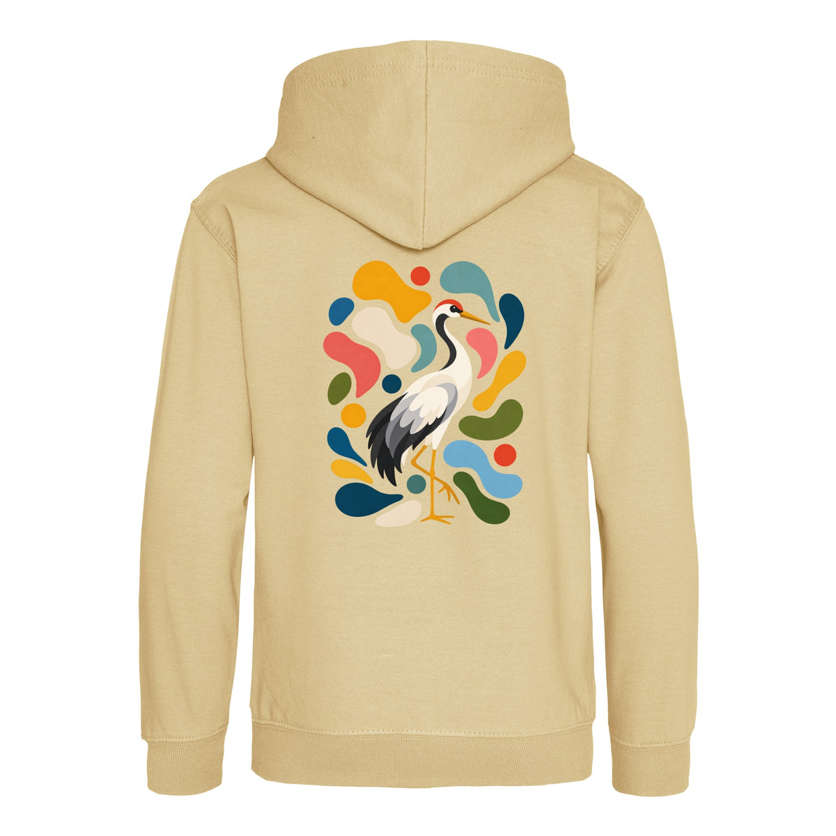 Stillness and Grace Kids' Hoodie - Freeform Fauna Desert Sand colour variant image