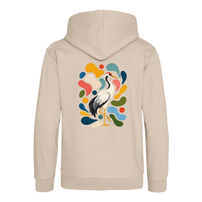 Stillness and Grace Kids' Hoodie - Freeform Fauna Natural Stone colour variant image