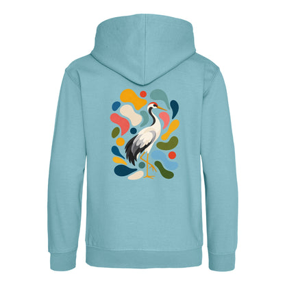 Stillness and Grace Kids' Hoodie - Freeform Fauna Seafoam colour variant image