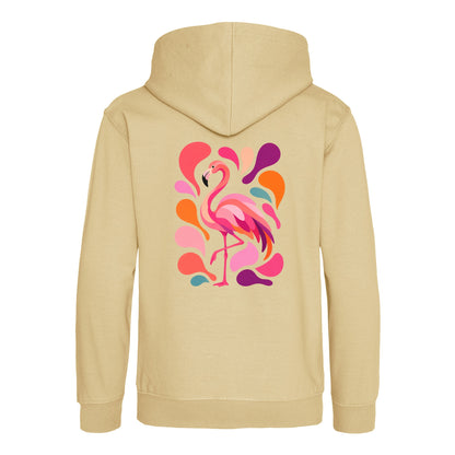 Blush in Motion Kids' Hoodie - Freeform Fauna Desert Sand colour variant image