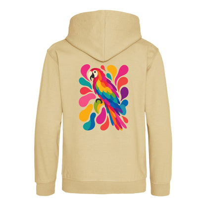 Tropical Burst Kids' Hoodie - Freeform Fauna Desert Sand colour variant image