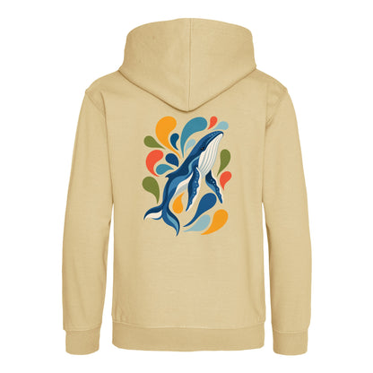 Ocean Song Kids' Hoodie - Freeform Fauna Desert Sand colour variant image