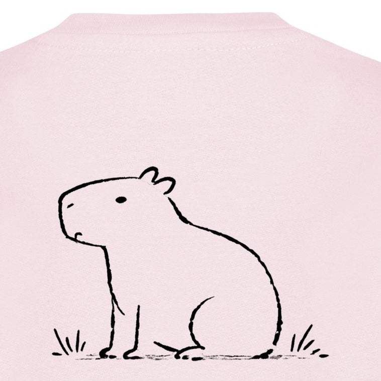Calm Capybara Kids' Sweatshirt - Wild Lines gallery image 2