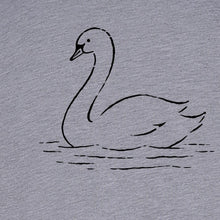 Gliding Swan Kids' Sweatshirt - Wild Lines gallery image 2