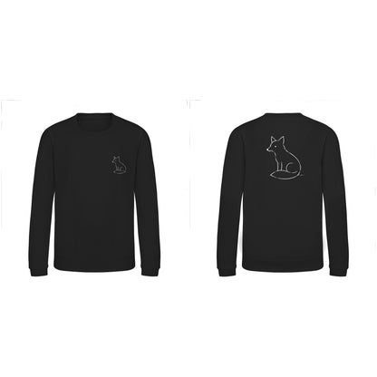 Poised Fox Kids' Sweatshirt - Wild Lines Deep Black colour variant image