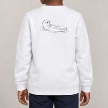Floating Otter Kids' Sweatshirt - Wild Lines lead image