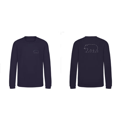 Roaming Bear Kids' Sweatshirt - Wild Lines French Navy colour variant image