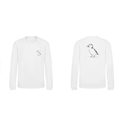 Proud Puffin Kids' Sweatshirt - Wild Lines Arctic White colour variant image