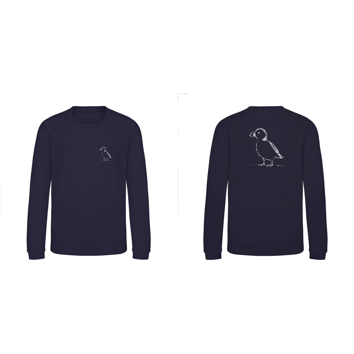 Proud Puffin Kids' Sweatshirt - Wild Lines French Navy colour variant image