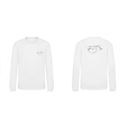 Hanging Sloth Kids' Sweatshirt - Wild Lines Arctic White colour variant image