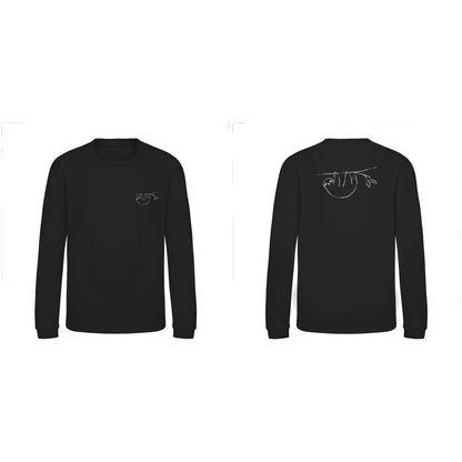 Hanging Sloth Kids' Sweatshirt - Wild Lines Deep Black colour variant image