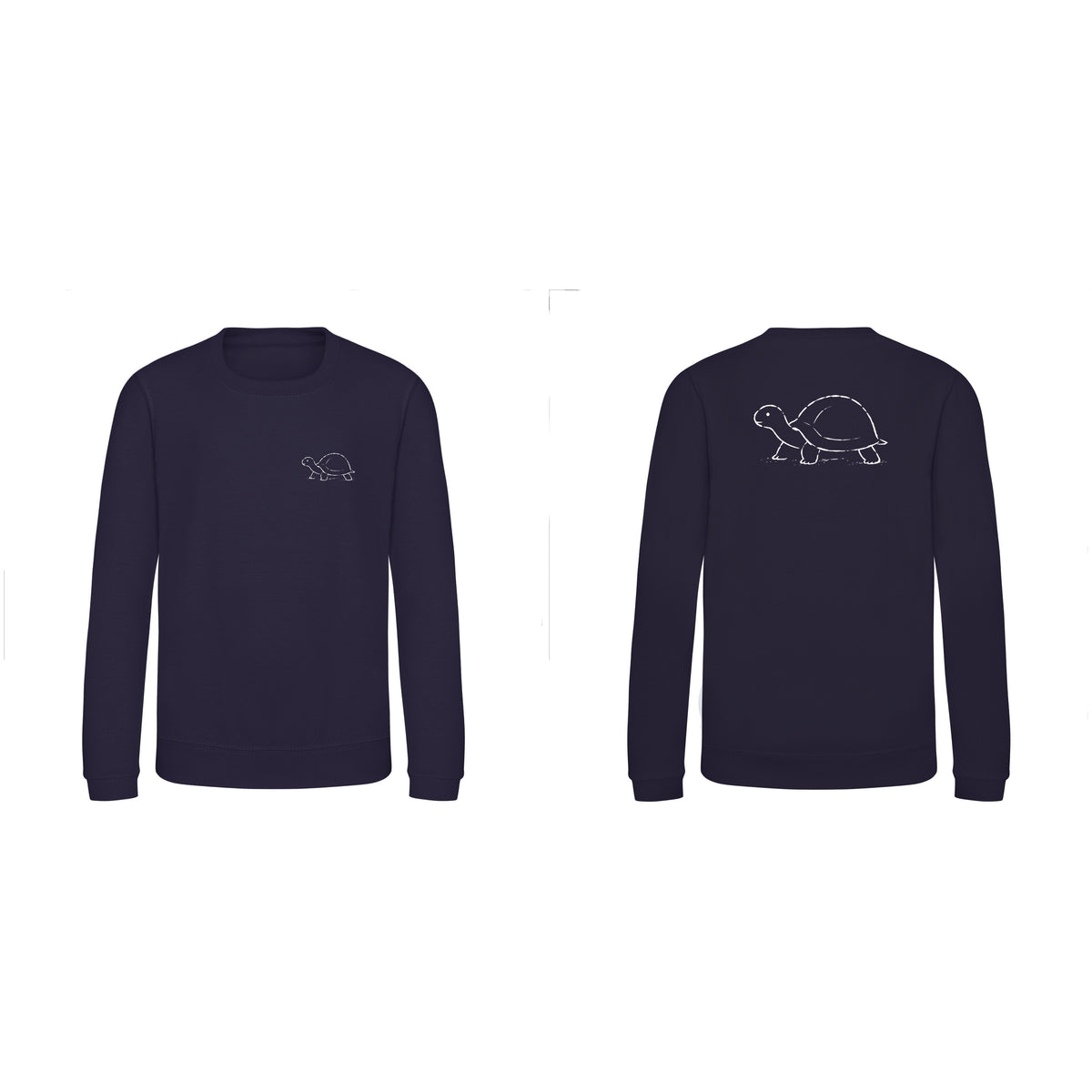 Steady Tortoise Kids' Sweatshirt - Wild Lines French Navy colour variant image