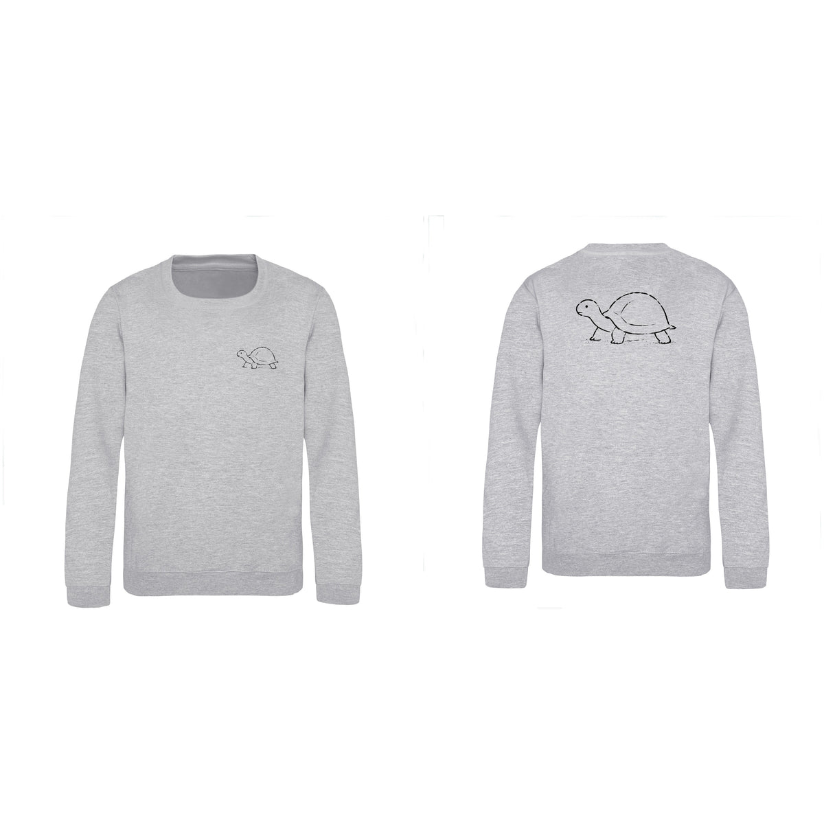 Steady Tortoise Kids' Sweatshirt - Wild Lines Heather Grey colour variant image