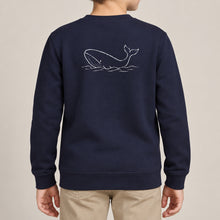 Drifting Whale Kids' Sweatshirt - Wild Lines lead image
