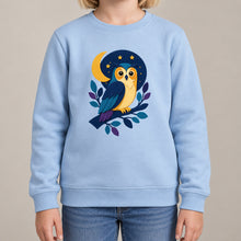 Owl in the Moonlight Kids' Sweatshirt - Felt & Fauna lead image