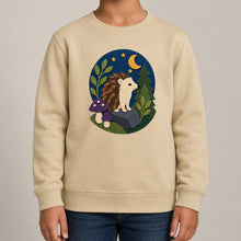 Hedgehog Under the Stars Kids' Sweatshirt - Felt & Fauna lead image