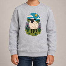 Sheep by the Stone Wall Kids' Sweatshirt - Felt & Fauna lead image